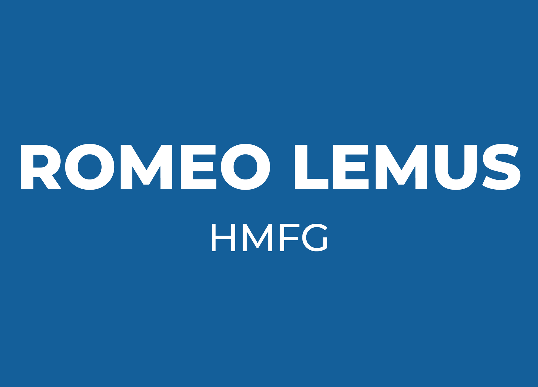 Romeo Lemus