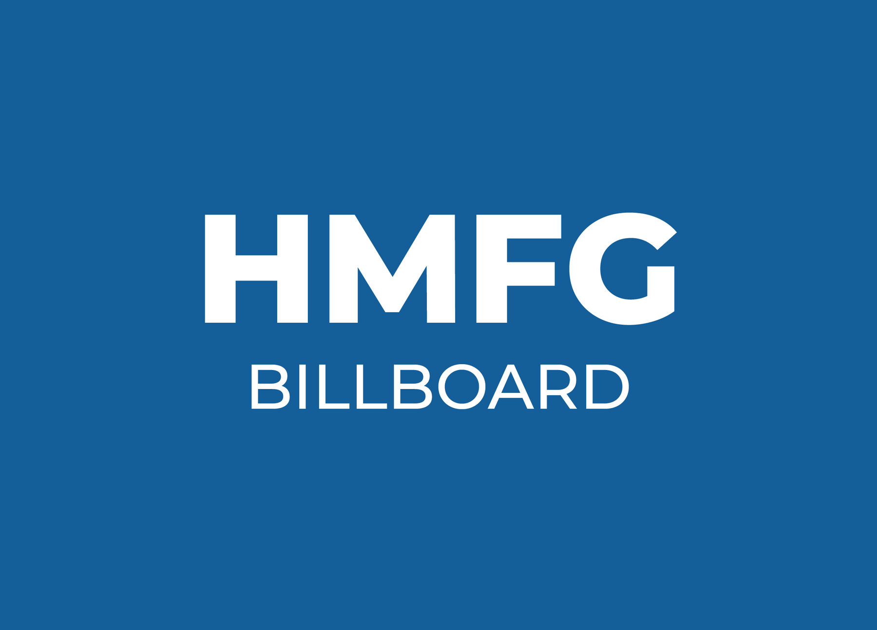 HMFG Billboard